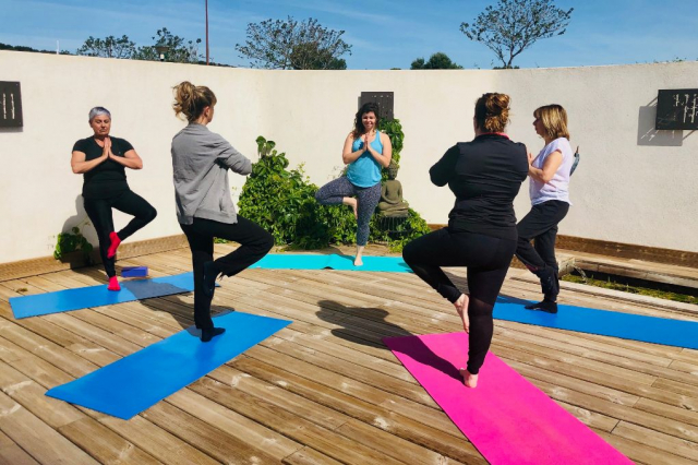 Yoga camping marius