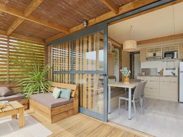 Une location de chalet Camping Marius